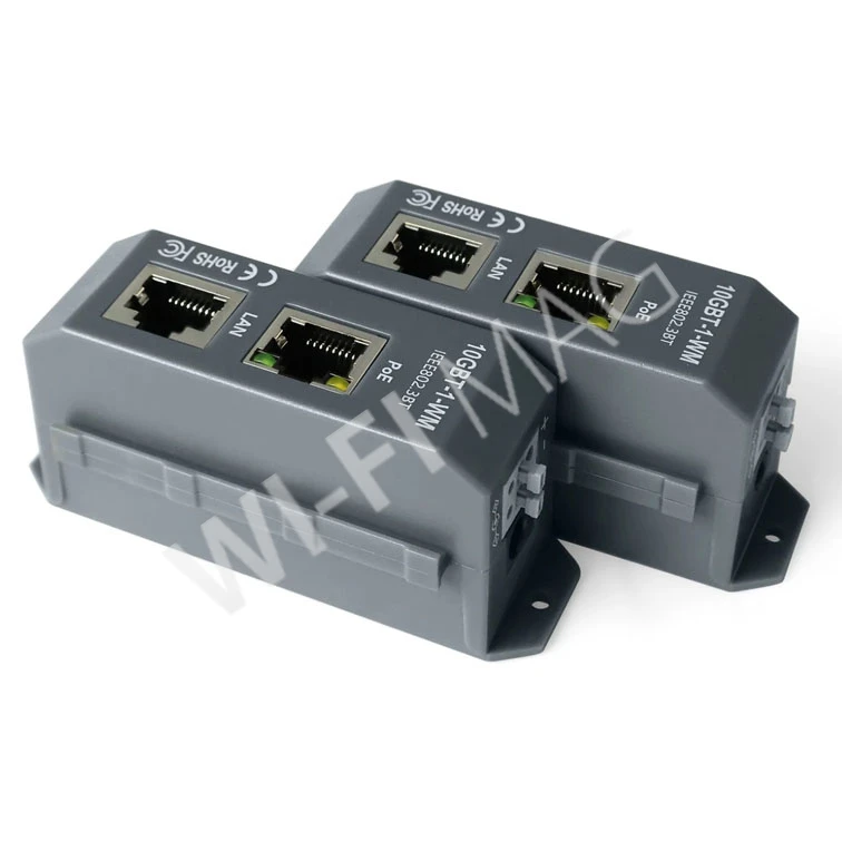 Блок питания 10GBT-1-WM 802.3af/at/bt, 90W, 10 Gigabit PoE Injector инжектор питания