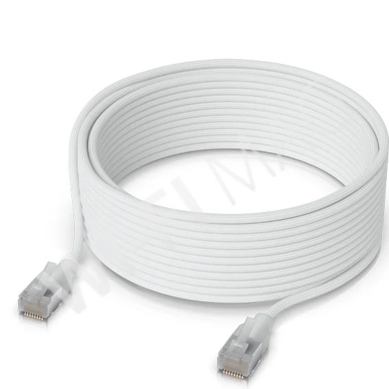 Ubiquiti UniFi Etherlighting Patch Cable (12 метров) патч-кабель Cat.6A, RJ45, белый