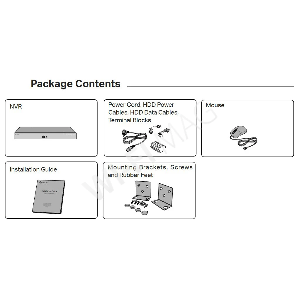 TP-Link VIGI NVR4032H, 32-канальный сетевой видеорегистратор с 4-мя разъемами для жестких дисков