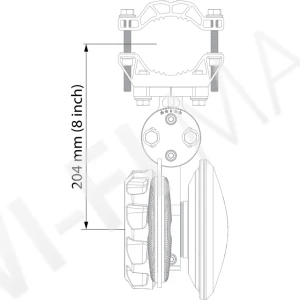 RF Elements Symmetrical Horn WB Antennas with TwistPort, 5/6GHz, 10 dBi, 90° антенна секторная пассивная
