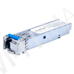 Max Link 1.25G SFP industrial optical module, WDM(BiDi), SM, Tx1310/Rx1550nm, 20km, 1xLC connector, DDM, оптический модуль