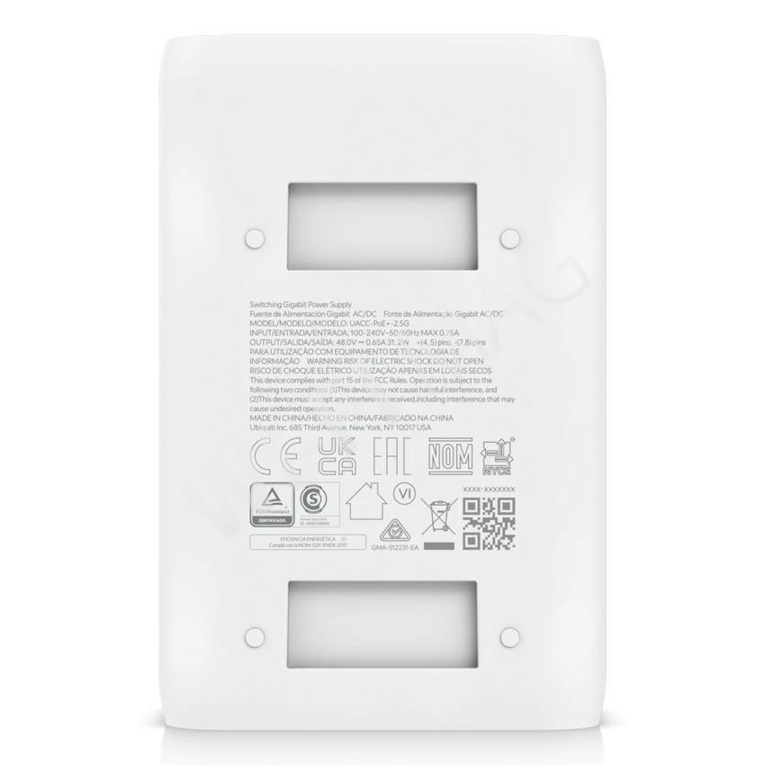 Ubiquiti 2.5G PoE+ Adapter (30W) адаптер питания