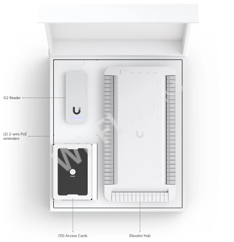Ubiquiti UniFi Access Elevator Starter Kit, комлект управления доступом к лифту