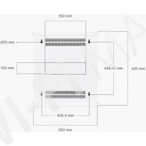 Ubiquiti 12U Rack Cabinet Glass Front Door (450 мм) стоечный шкаф 12U с 2-мя вентиляторами и стеклянной дверцей