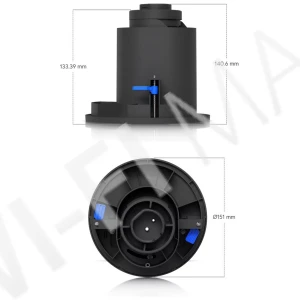 Ubiquiti G6 PTZ In-Ceiling Mount Black, черный  кронштейн для скрытого монтажа в потолок камеры UVC-G6-PTZ