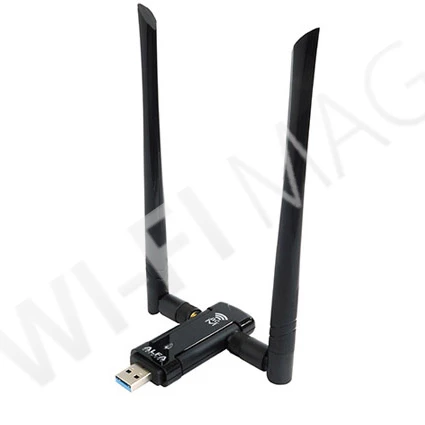 Alfa Network AWUS036ACM двухдиапазонный беспроводной USB 3.0 адаптер с внешними антеннами 5dBi