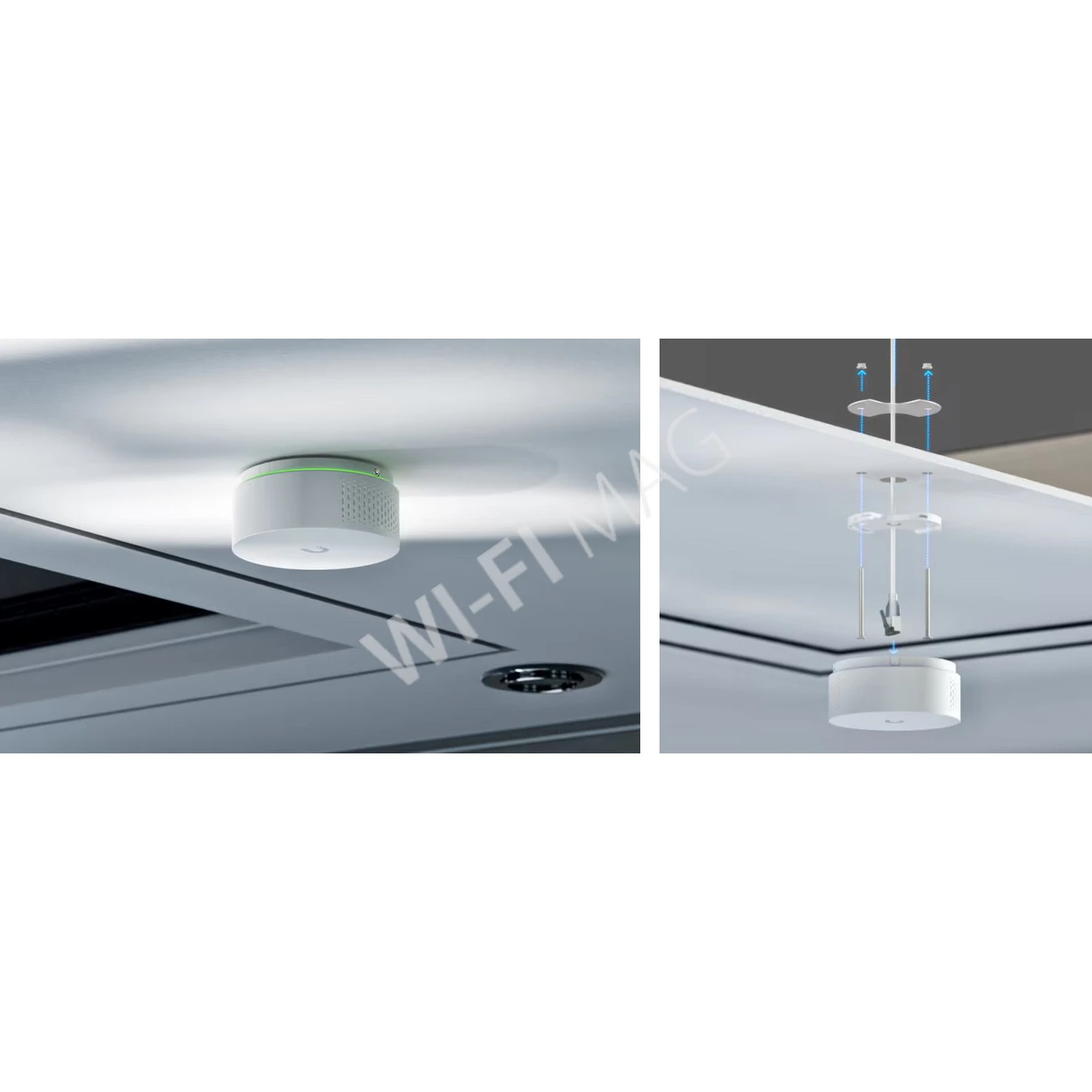 Ubiquiti UniFi Protect Vape Detection & Air Quality Sensor, датчик качества воздуха и обнаружения электронных сигарет