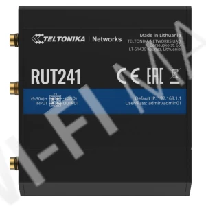 Teltonika RUT241 LTE Router, промышленный сотовый LTE Wi-Fi маршрутизатор