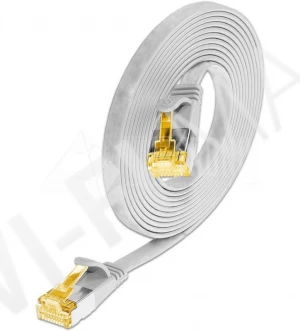 Кабель Wirewin SLIM STP Cat.6A, 0.1 м белый