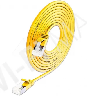Кабель Wirewin SLIM LIGHT STP Cat.6A, 0.25 м жёлтый