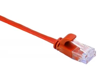 Кабель патч-корд Masterlan Comfort patch cable UTP, Cat6, flat, 1 м, неэкранированный, красный