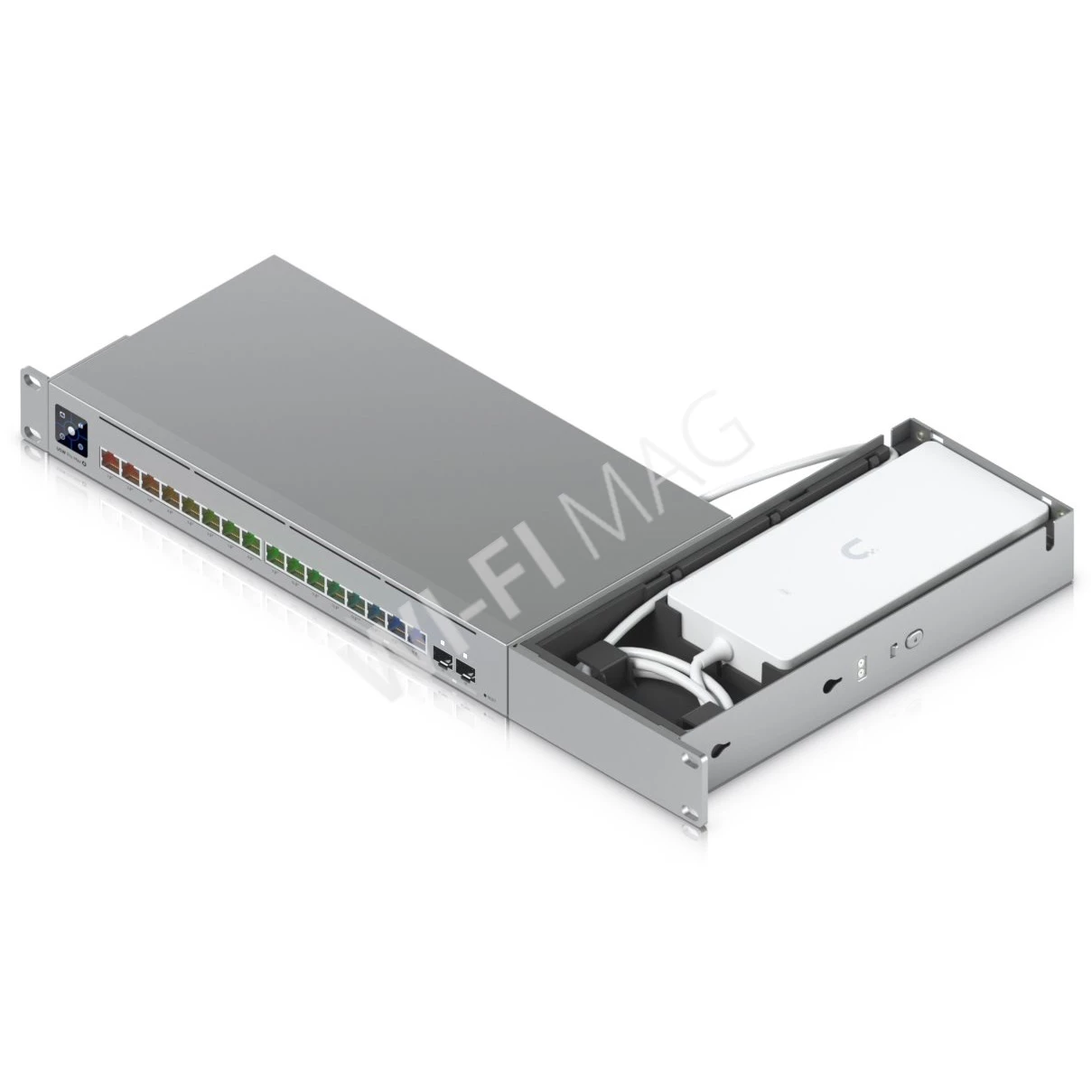 Ubiquiti UniFi Switch Pro Max 16 Rack Mount, комплект для монтажа в стойку коммутаторов Pro Max 16 высотой 1U