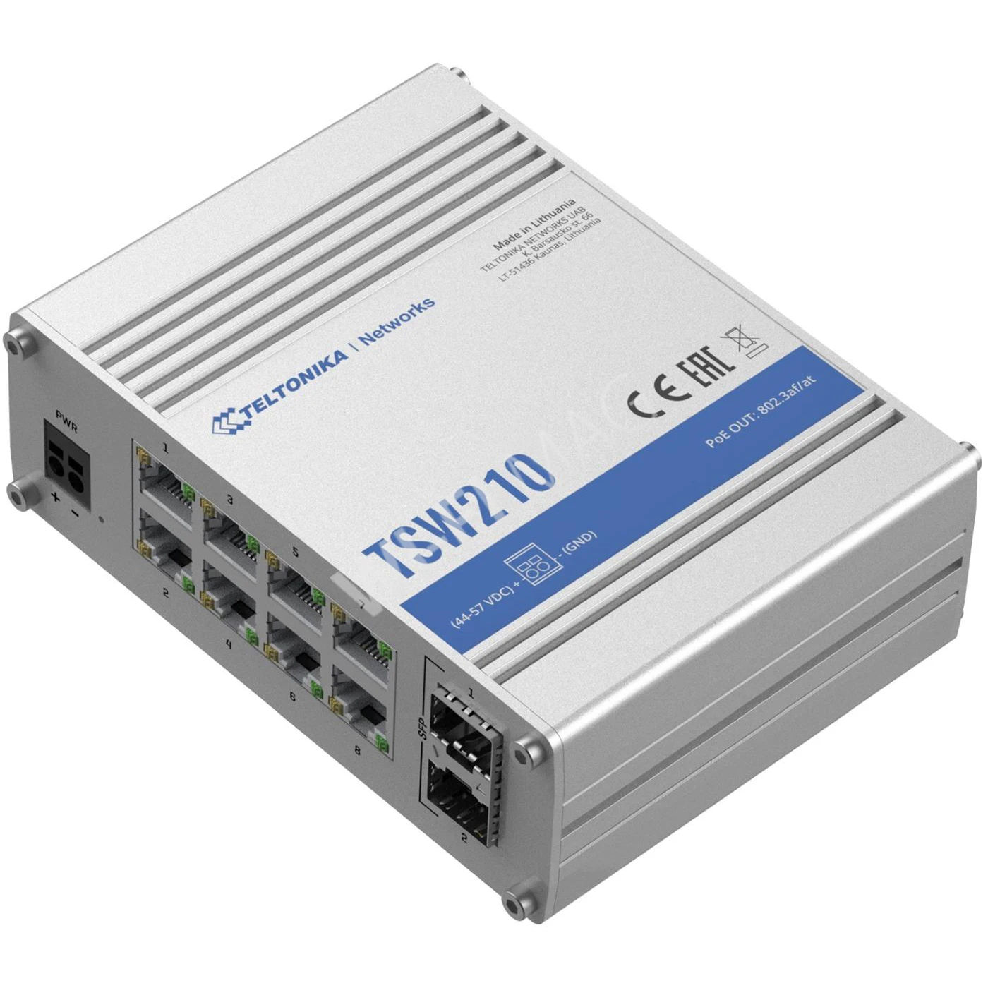 Teltonika TSW210 промышленный неуправляемый коммутатор