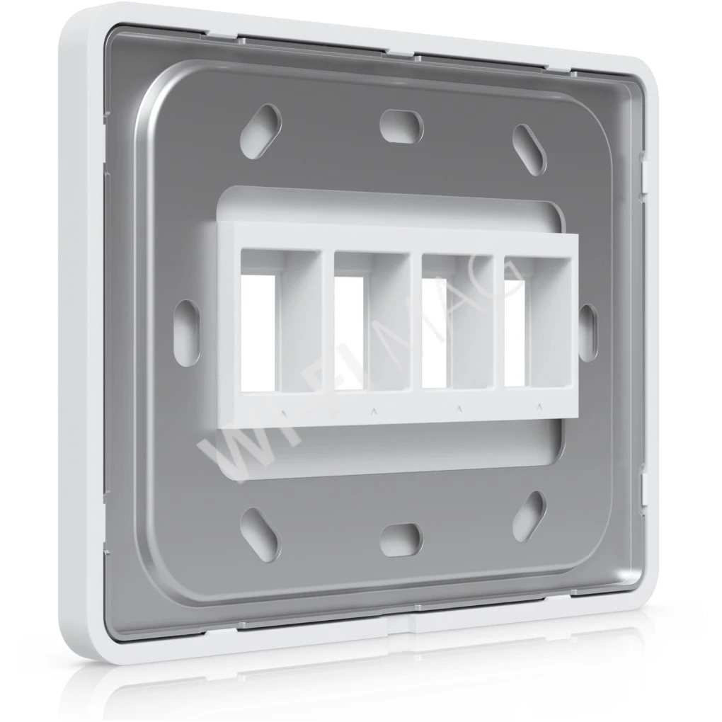 Ubiquiti Horizontal 4-Port Paintable Keystone Wall Plate (4-pack) горизонтальные панели с 4-мя слотами Keystone (4 штуки)