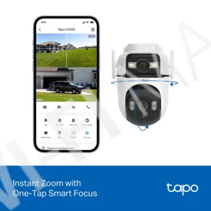 TP-Link Tapo C545D, 3Мп уличная 360° с цветным ночным видением и двумя объективами Wi-Fi 6
