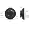 Ubiquiti UniFi AI Multi Sensor 4 Camera White, 32 Мп белая уличная PoE++ с 4-мя объективами и 2,33-кратным зумом IP-видеокамера