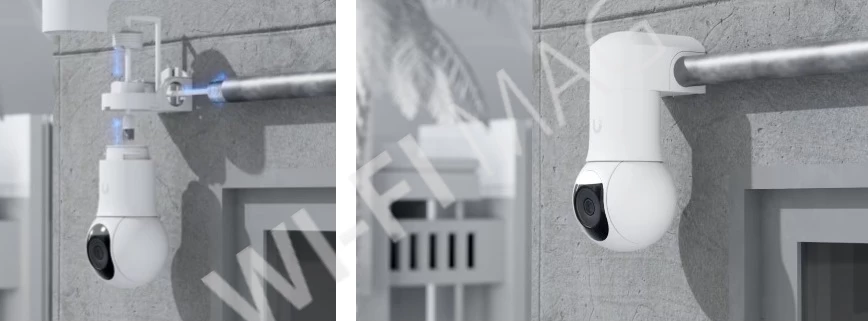 Ubiquiti G5 PTZ Conduit Adapter, кронштейн для крепления на дюймовую кабельную трубу 3/4 видеокамеры UVC-G5-PTZ