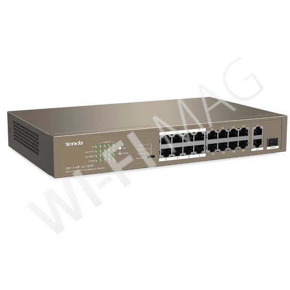 Tenda TEF1118P-16-150W коммутатор
