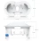 Ubiquiti G6 180 Camera Flush Mount White, белое крепление для скрытого монтажа камеры UVC-G6-180 в стену/потолок
