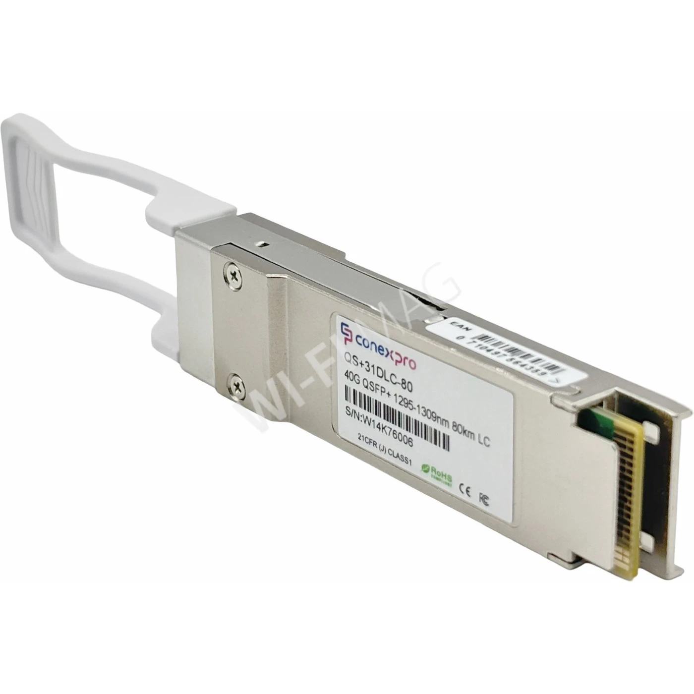 Conexpro QS+31DLC-80 модуль QSFP+ Single Mode, 40 Гбит/с, 2xLC, 80 км (Tx/Rx=1295, 1300, 1304, 1309) CWDM DDM