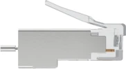 Коннектор Conexpro FTP RJ45, Cat.5e, 8p8c, wire, gilded, экранированный с зажимом для кабеля заземления
