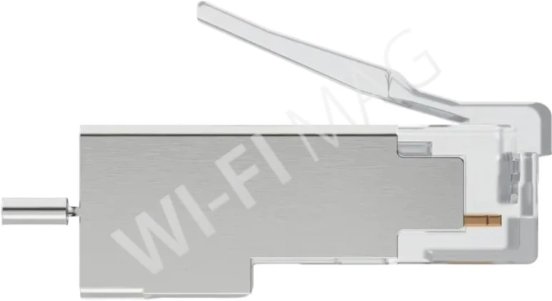 Коннектор Conexpro FTP RJ45, Cat.5e, 8p8c, wire, gilded, экранированный с зажимом для кабеля заземления