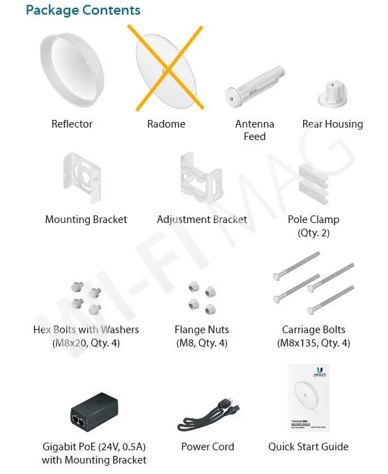 Ubiquiti PowerBeam 5AC ISO Gen2 антенна параболическая активная, уцененный
