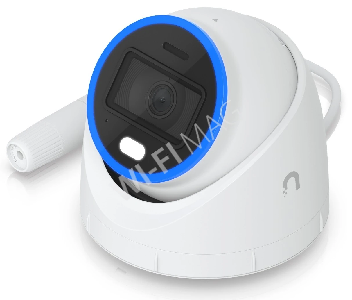 Ubiquiti UniFi Video Camera AI Turret White, 8 Мп белая уличная PoE+ турельная со слотом для карты памяти IP-видеокамера