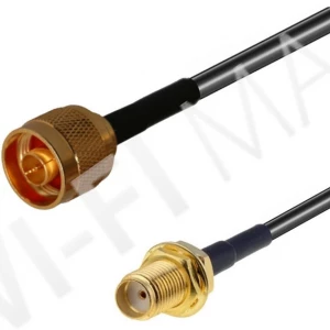 Кабель SMA Female/N Male RF240, 6 м.