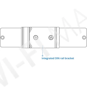 Teltonika TSW010 DIN rail switch, неуправляемый коммутатор (9-30 В постоянного тока)