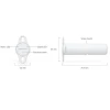 Ubiquiti UniFi Protect Recessed Entry Sensor SuperLink, встраиваемый датчик открытия/закрытия двери