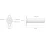 Ubiquiti UniFi Protect Recessed Entry Sensor SuperLink, встраиваемый датчик открытия/закрытия двери