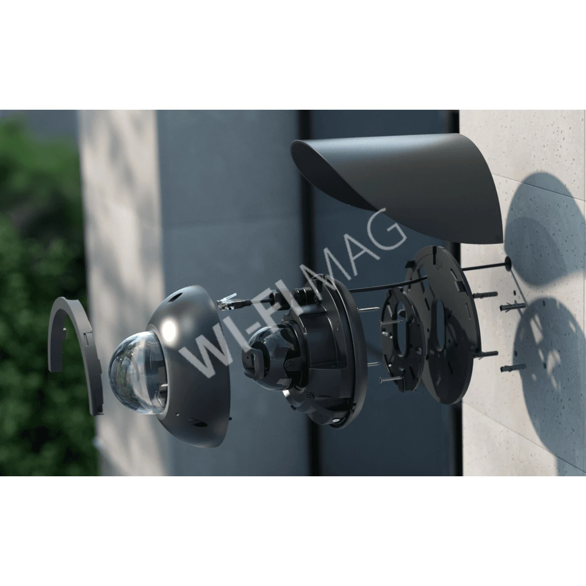 Ubiquiti UniFi G6 Dome Camera Weather Shield Black, черный козырек для защиты от непогоды камер UVC-G6-Dome/Pro-Dome