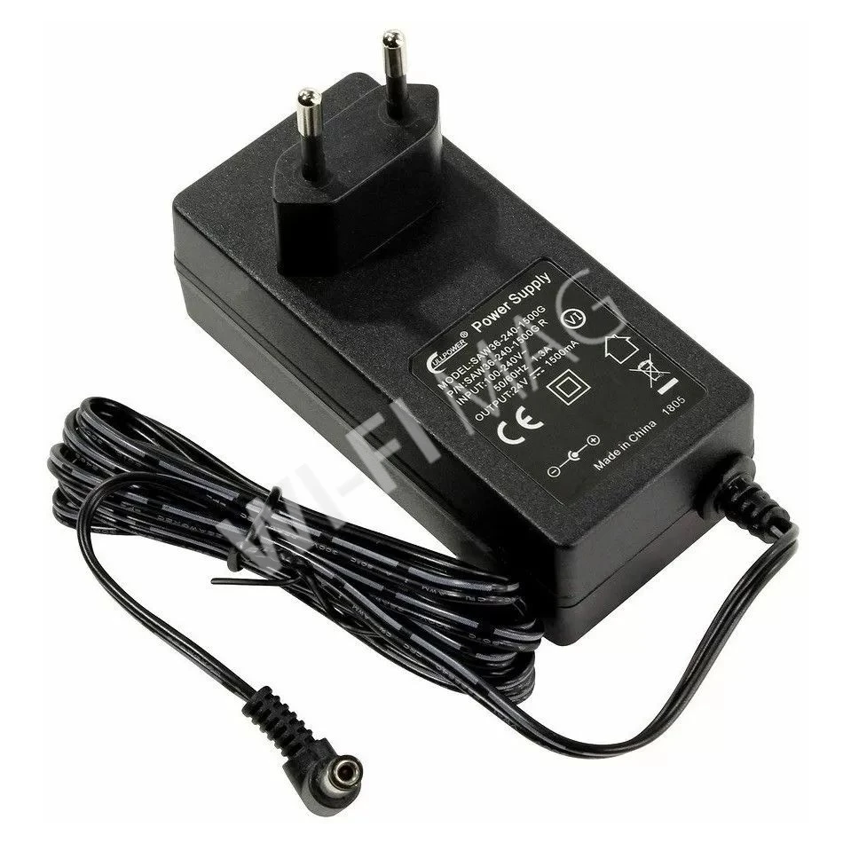 Блок питания Mikrotik AC/DC Adapter 24V 1,5A 36Вт с угловым коннектором