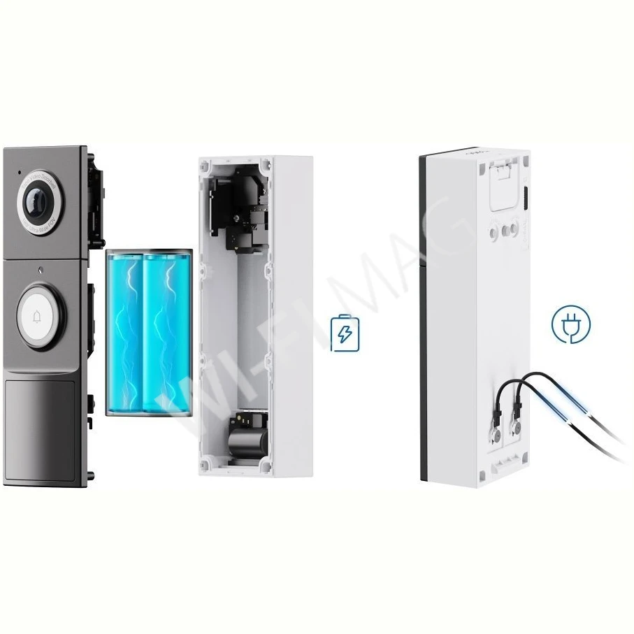 TP-Link Tapo D235, уличный видеодомофон 5 Мп с питанием от батареи или кабеля со звонком