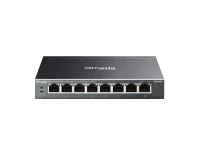 Управляемые коммутаторы с PoE TP-Link ES208GP Omada, 8-портовый PoE+ RJ45 (1 Гбит/с) управляемый коммутатор