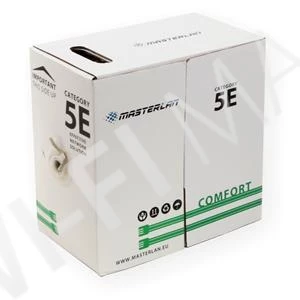 Кабель MasterLan Comfort UTP Cat5e, PVC, 24AWG, 305m