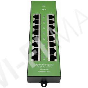 Conexpro POE-PAN8-GBM-AF/AT, 8-портовый гигабитный 802.3af/at PoE-инжектор