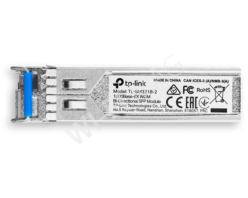 TP-Link TL-SM321B-2, WDM, SM, 2km, 1310/1550nm,  двунаправленный SFP‑модуль