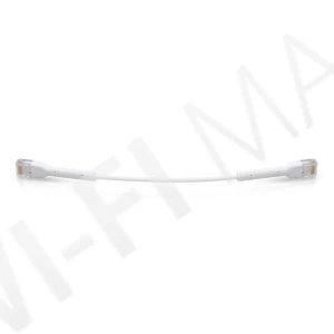 Ubiquiti UniFi Ethernet Patch Cable, 1m, Cat6, White, патч-кабель соединительный, белый
