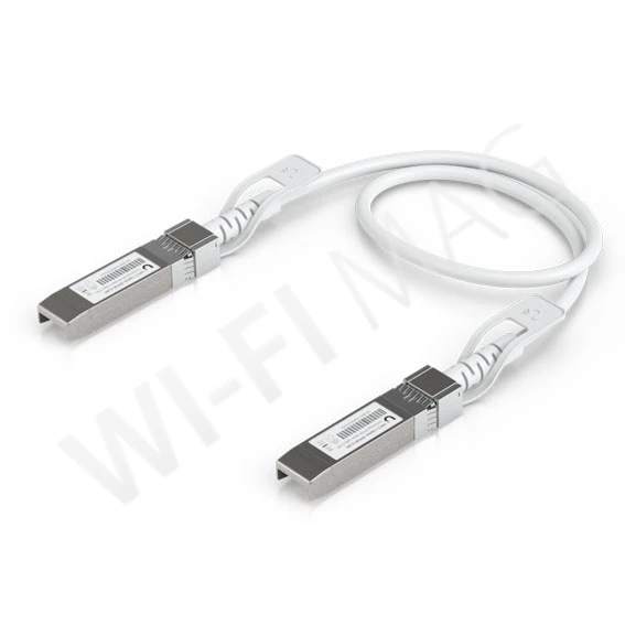 Ubiquiti UniFi DAC Uplink Cable, SFP28, соединительный кабель с автоматической оптимизацией для устройств UniFi, длина 0.3 м.