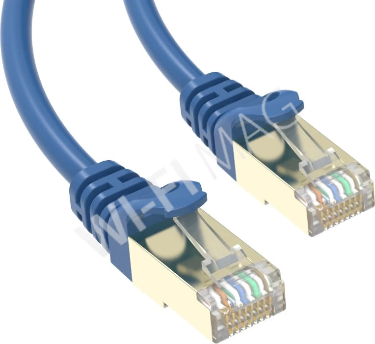 Conexpro Patch Cable STP, CAT6A (0,25 метра) патч-кабель синий