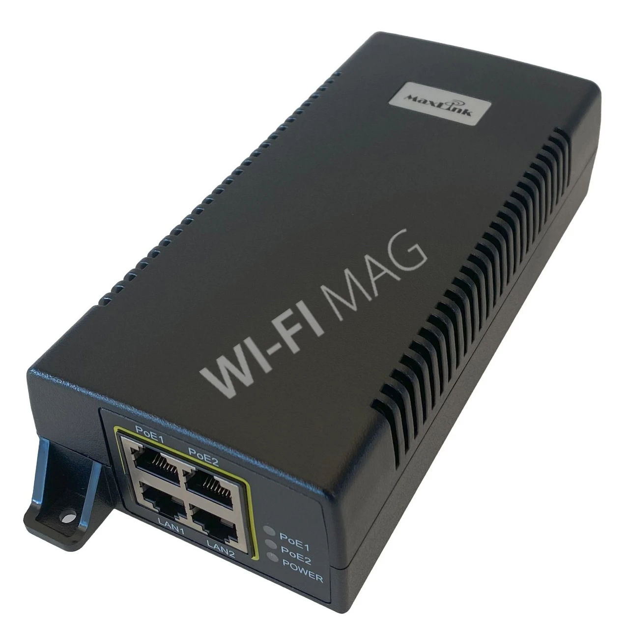 MaxLink MAXPI60W2x2 (802.3af/at, 55В, 1.1A, 60Вт, 1 Гбит/с, 2xLAN, 2xPoE) PoE-инжектор питания
