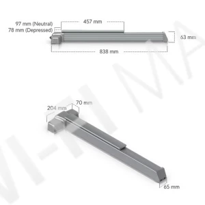 Ubiquiti UniFi Panic Bar, планка с механической ручкой для эвакуационных выходов