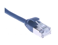 Кабель патч-корд Masterlan Comfort patch cable U/FTP, Cat6A, extra slim, LSZH, 2 м, экранированный, синий
