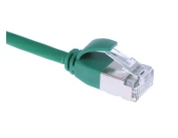 Кабель патч-корд Masterlan Comfort patch cable U/FTP, Cat6A, extra slim, LSZH, 0.5 м, экранированный, зеленый