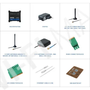 Teltonika RUT956 4G/LTE Wi-Fi Router, промышленный сотовый маршрутизатор