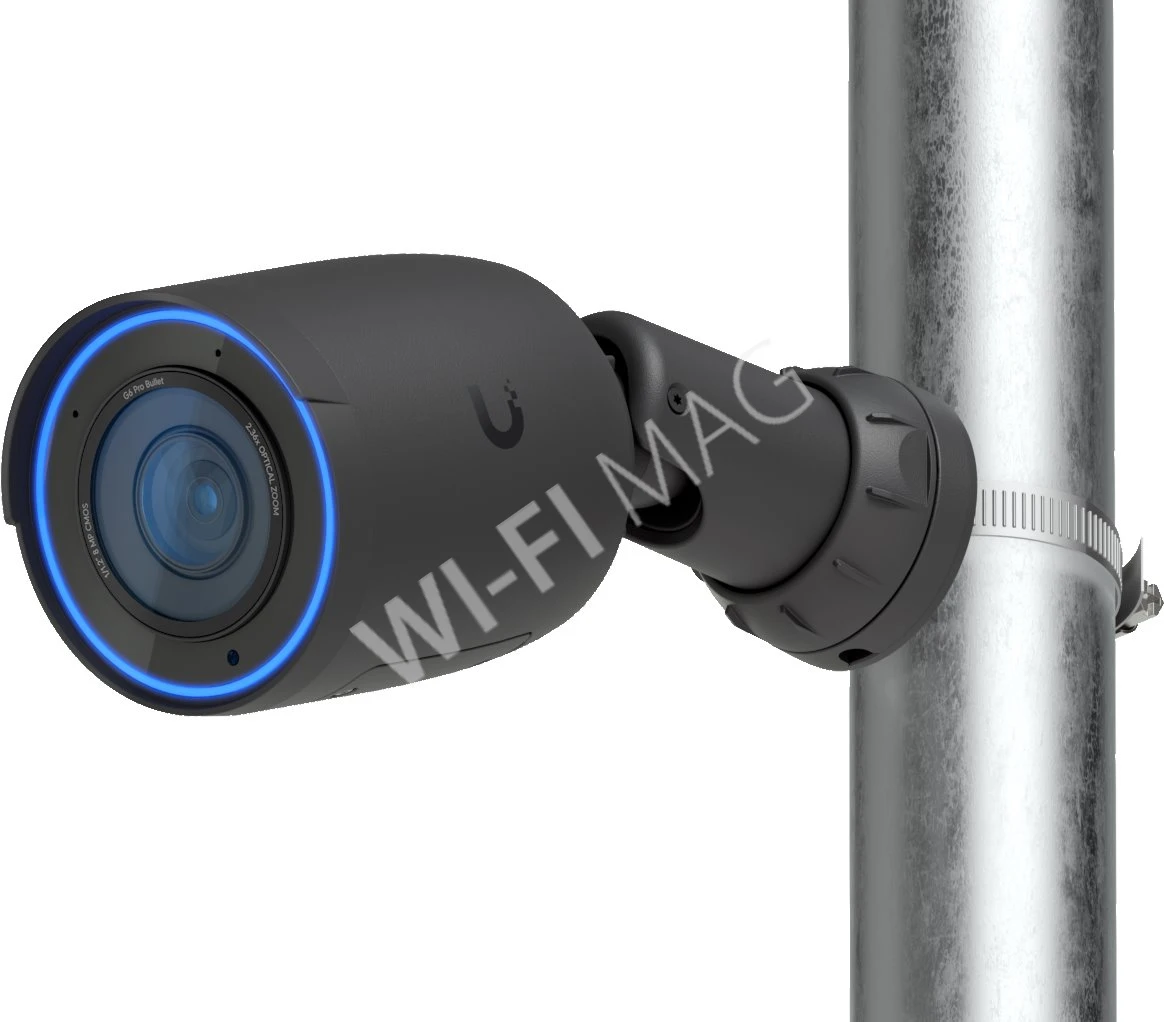 Ubiquiti UniFi G6 Pro Bullet Camera Black, 8 Мп уличная PoE+ с 2,36-кратным зумом и ночным видением черная IP-видеокамера