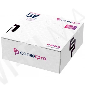 Кабель Conexpro UTP, CAT5e, PE, 24AWG, 6мм, 100м, черный