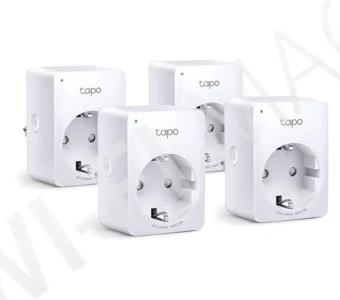 TP-Link Tapo P100 (4-pack), умная мини Wi-Fi розетка (комплект из 4-х штук)